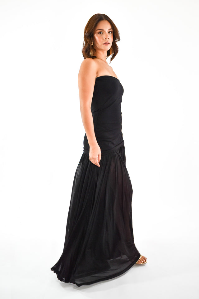 VESTIDO STRAPLESS