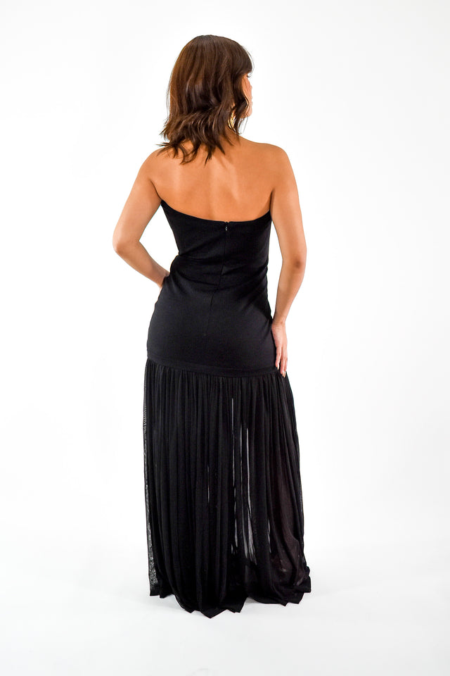VESTIDO STRAPLESS