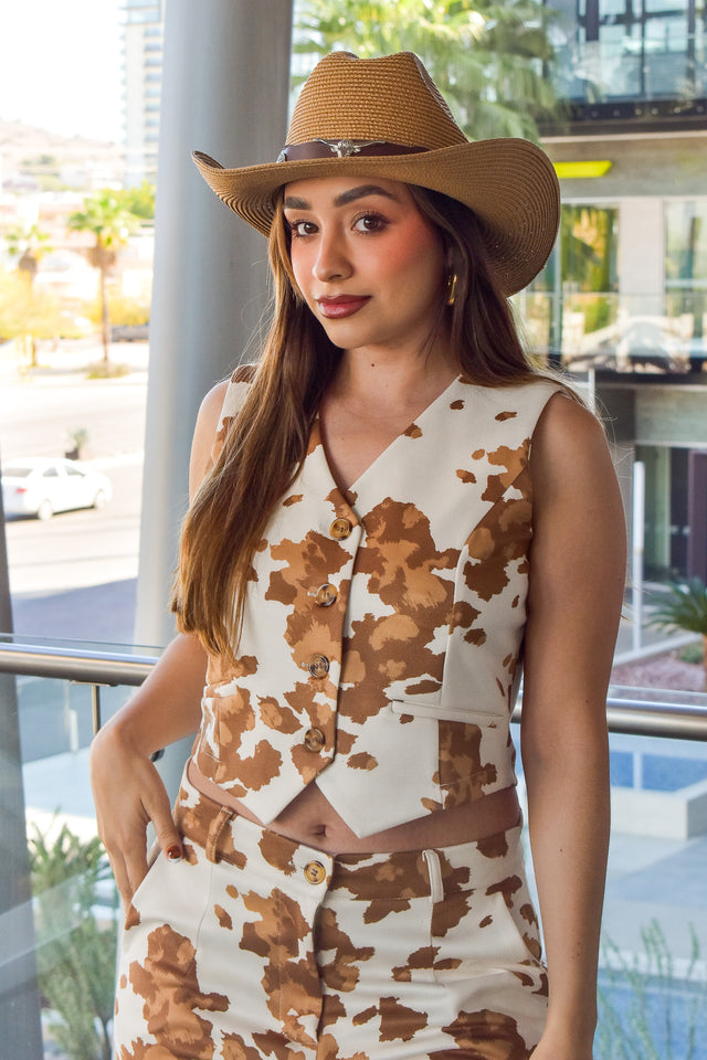 Chaleco “Cowprint Western Vest”