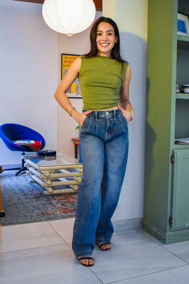 PANTALÓN DENIM AMPLIO