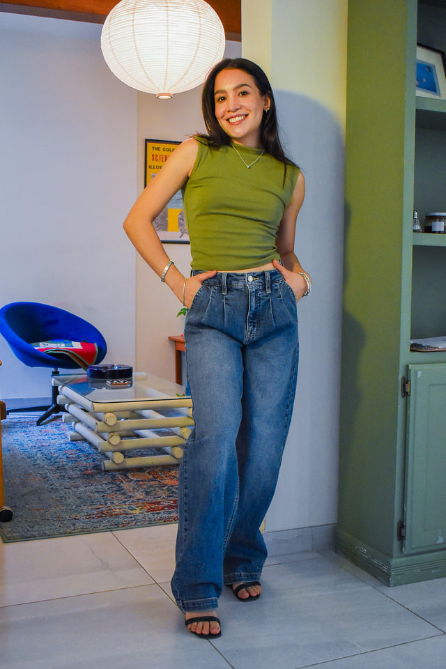 PANTALÓN DENIM AMPLIO