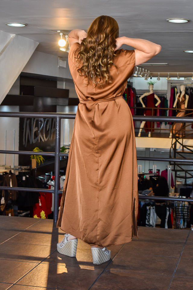 VESTIDO SATINADO