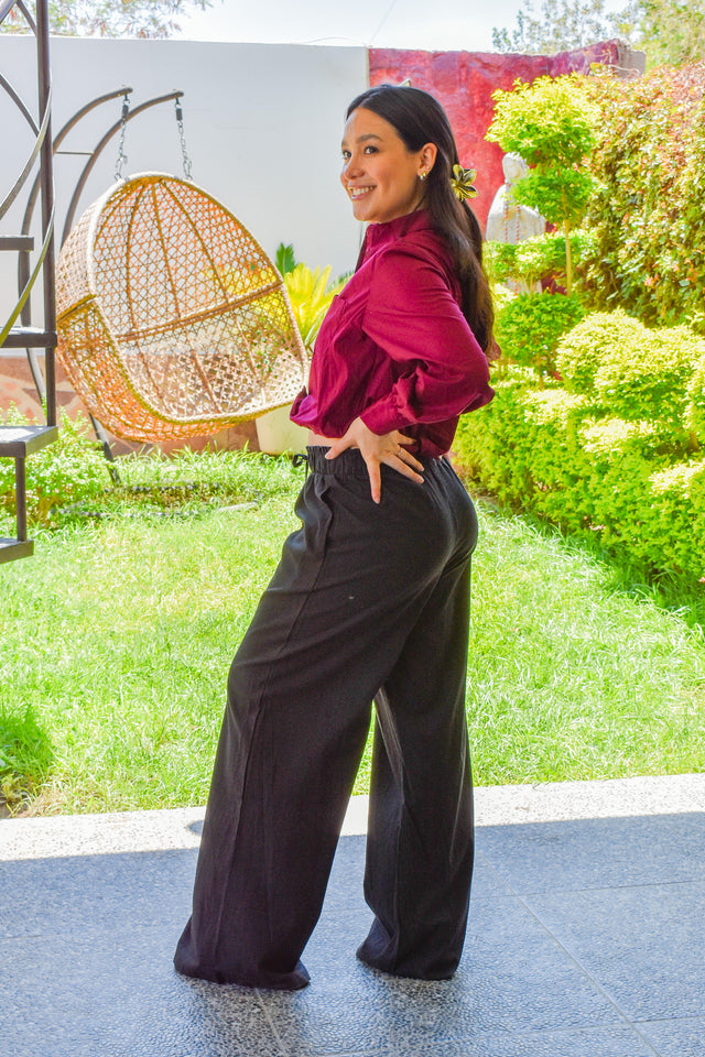 Blusa Button-Crop