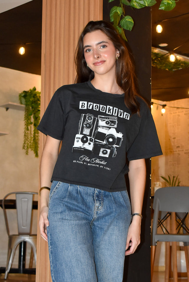 PANTALÓN DENIM CON COSTURAS