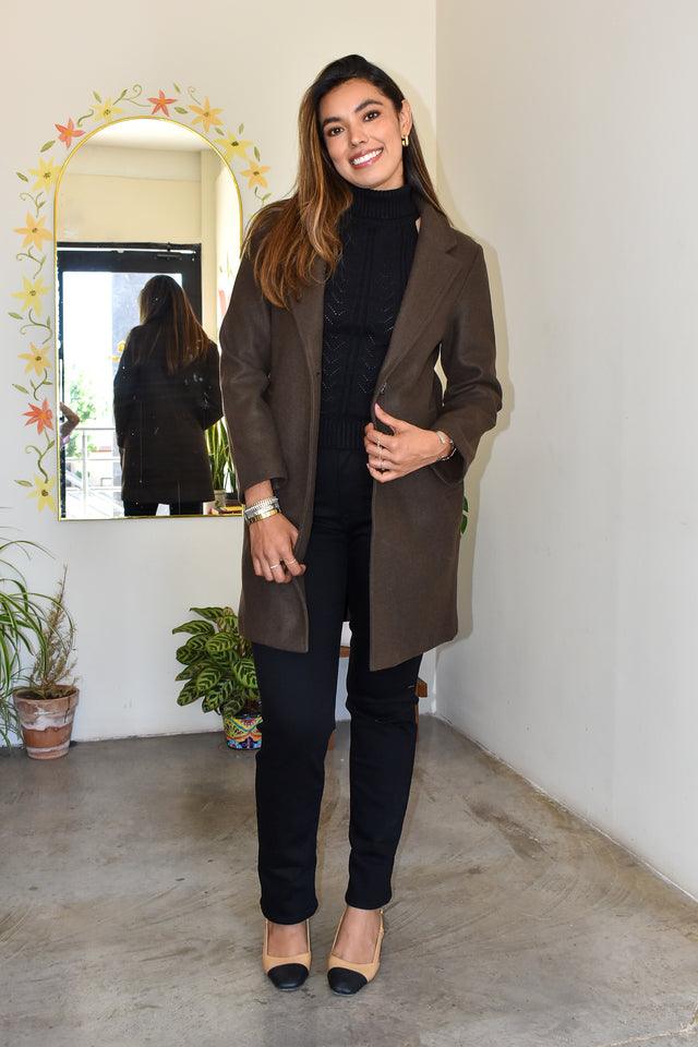 GABARDINA CON BOTÓN