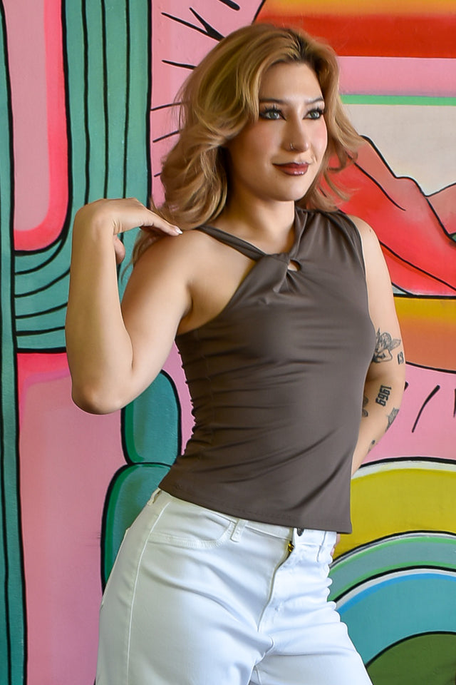 Blusa asimétrica
