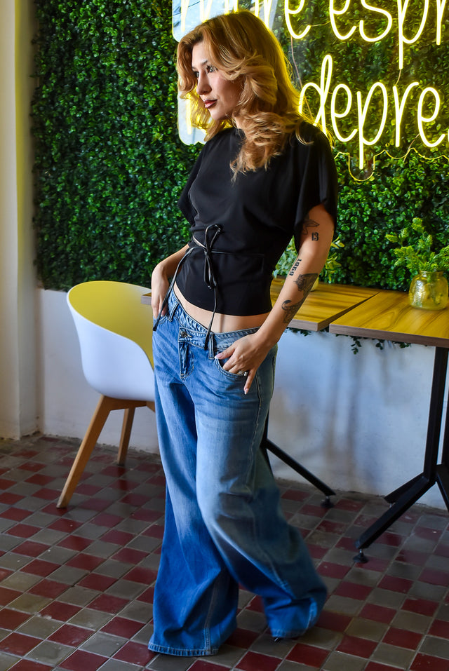 Blusa con listón