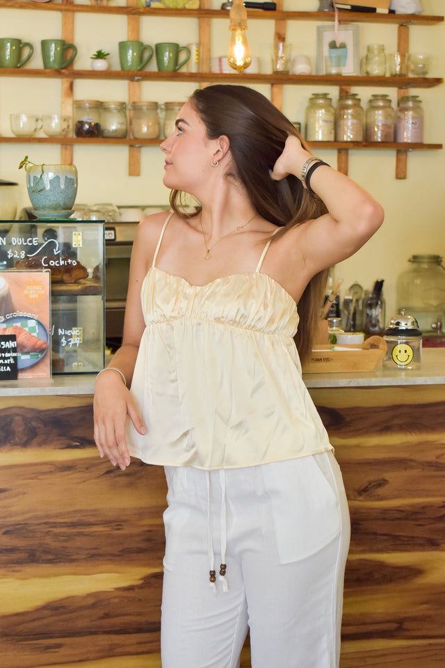BLUSA SATINADA