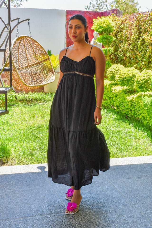 Vestido Maxi Puff