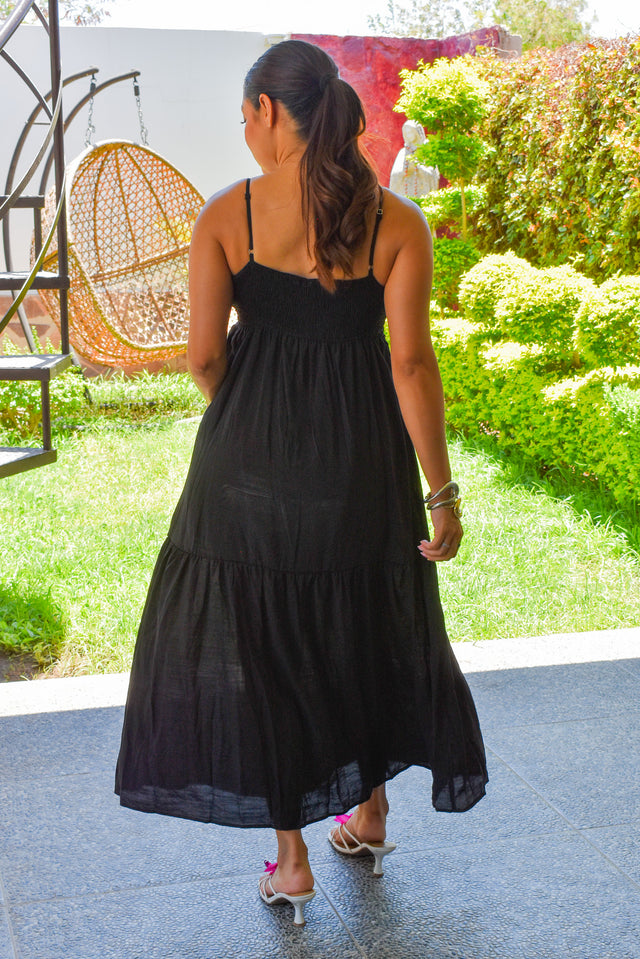 Vestido Maxi Puff