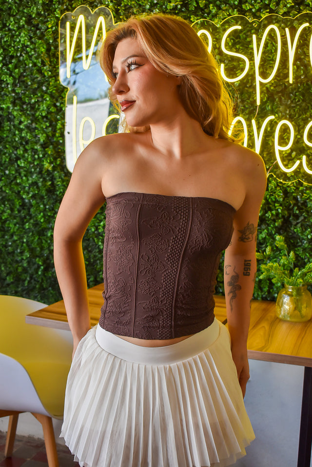 Falda plisada