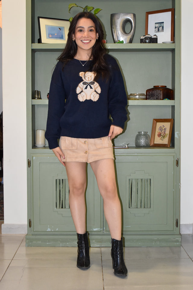 SUETER TEJIDO 'TEDDY BEAR'