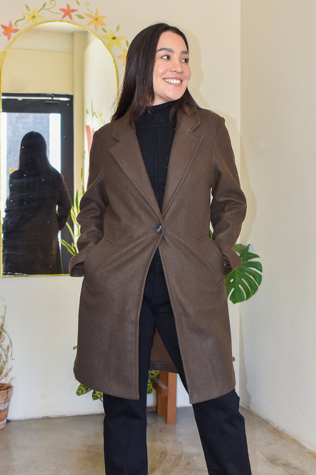 GABARDINA CON BOTÓN