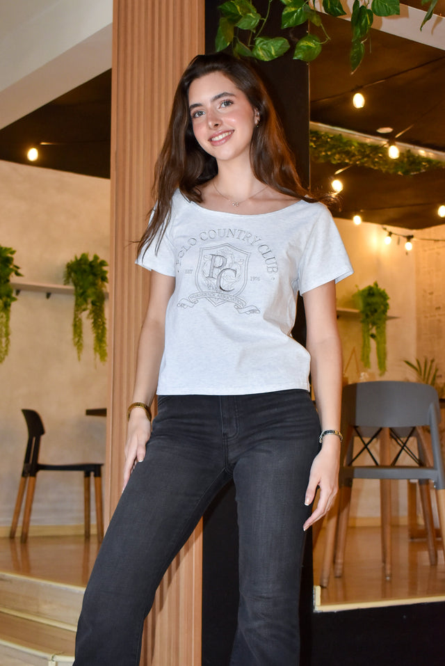 BLUSA GRÁFICA 'POLO'