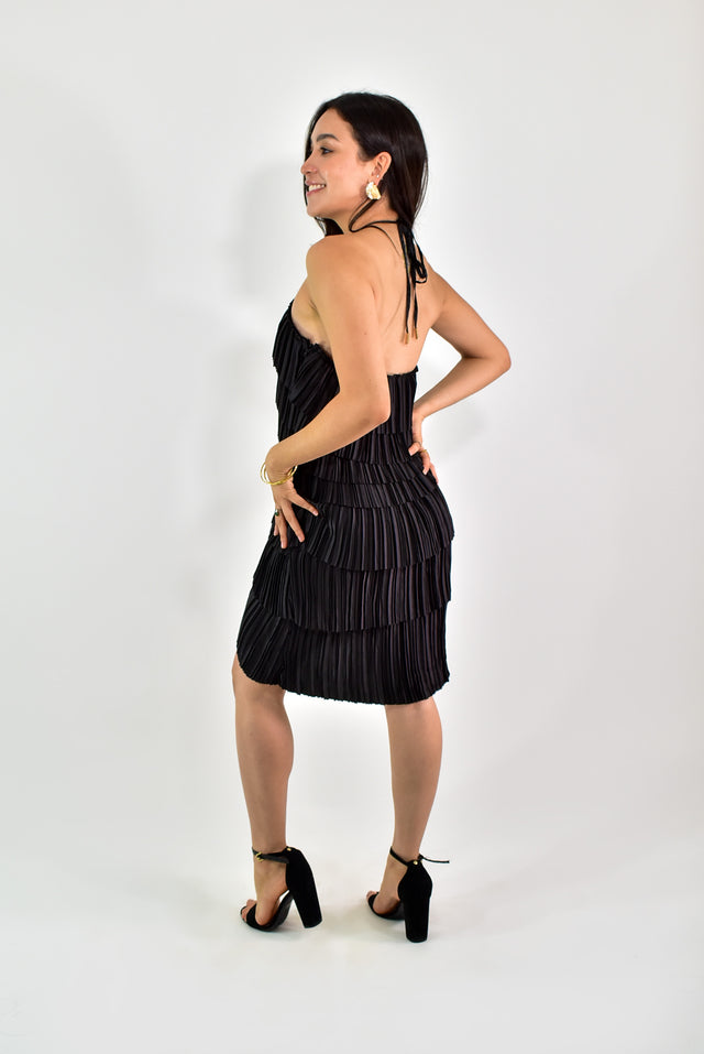 VESTIDO HALTER CRUZADO